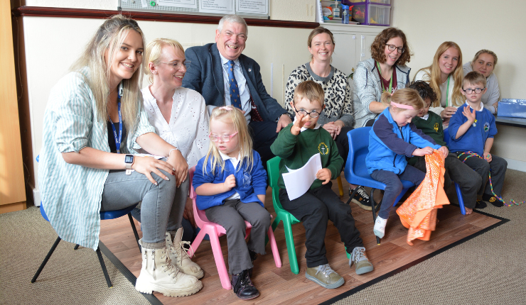 down syndrome babies getting support